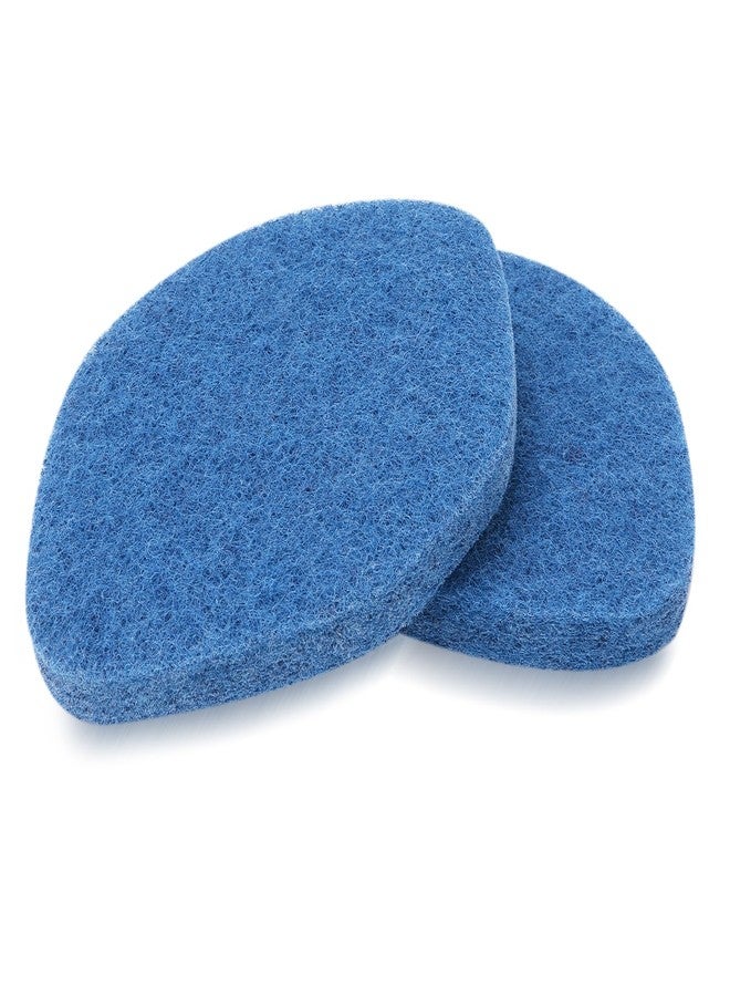 2-Pack Shower Scrubber Refill Pads, Compatible with Clorox Tub & Tile Scrubber,Durable Blue Brush Heads， Ideal for Bathroom & Kitchen Cleaning